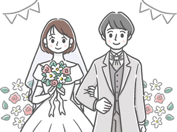 結婚・住まいのイメージイラスト