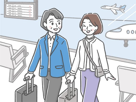 資産づくりのイメージイラスト