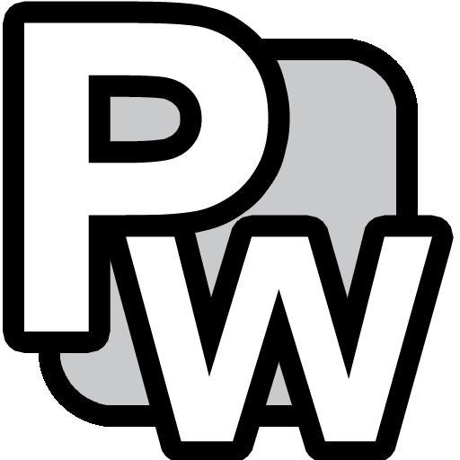 グレーのPWアイコン